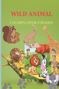 Wild Animal Coloring Book For Kids