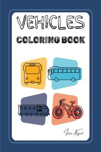 Vehicles Transport Coloring Book
