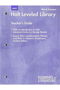 Elements of Literature: Holt Leveled Library, Third Course