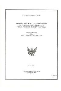 Description of Revenue Provisions Contained in the President's Fiscal Year 2006 Budget Proposal