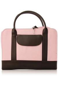 Bible Study Organizer Pink with Leather-Look Accents