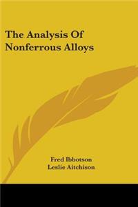 Analysis Of Nonferrous Alloys