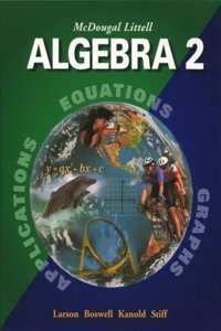 McDougal Littell High School Math Alabama: Lesson Plans Algebra 2
