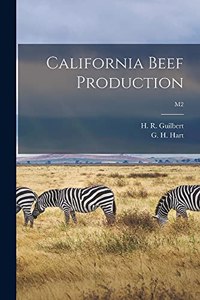 California Beef Production; M2