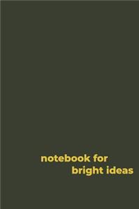 Notebook for Ideas