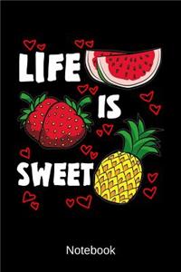 Notebook - Life Is Sweet