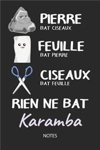 Rien ne bat Karamba - Notes