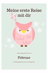 Schwangerschaftstagebuch Wir erwarten dich Februar