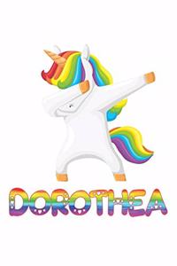 dorothea: dorothea 6x9 Journal Notebook Dabbing Unicorn Rainbow