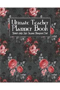 Ultimate Teacher Planner Book Undated Gothic Style Classroom Management Book