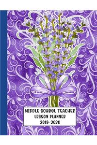 Middle School Teacher Lesson Planner 2019-2020