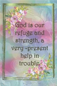 God is our refuge and strength, a very present help in trouble.