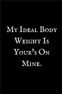 My Ideal Body Weight Is