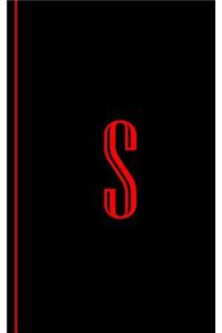 Monogram Letter S Journal