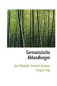 Germanistische Abhandlungen