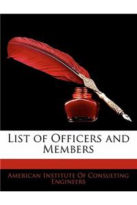 List of Officers and Members