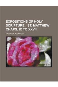Expositions of Holy Scripture