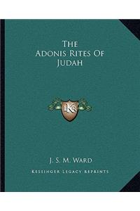 Adonis Rites of Judah