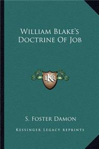 William Blake's Doctrine of Job