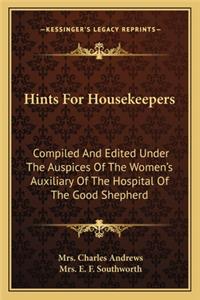 Hints for Housekeepers