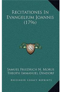Recitationes In Evangelium Joannis (1796)