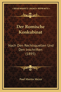 Der Romische Konkubinat