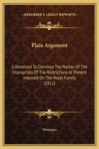 Plain Argument