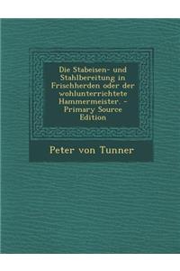 Die Stabeisen- Und Stahlbereitung in Frischherden Oder Der Wohlunterrichtete Hammermeister.