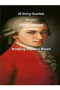 Mozart - 20 String Quartets - Piano version