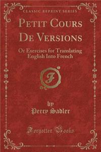 Petit Cours de Versions
