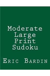 Moderate Large Print Sudoku