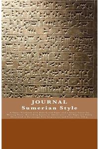 Journal Sumerian Style: Log Book / Travel Journal / Diary / Notebook - Unique Design