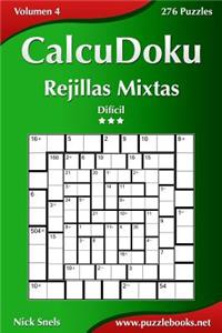 CalcuDoku Rejillas Mixtas - Difícil - Volumen 4 - 276 Puzzles