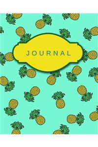 Journal (Aqua Pineapples)
