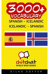 3000+ Spanish - Icelandic Icelandic - Spanish Vocabulary