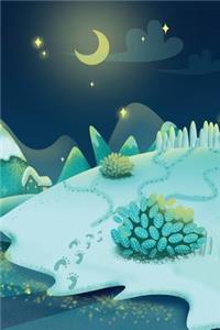 Dreamland Snow Hills Grid Notebook