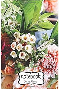 Notebook Journal Dot-grid, Graph, Lined, Blank, No Lined - Nice Flower: Small Pocket Notebook / Journal / Diary