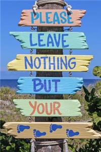 Beach Sign in Florida