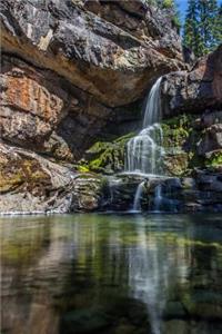 A Fantastic Waterfall and Its Reflection in the Lake Nature Journal