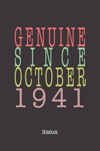 Genuine Since October 1941