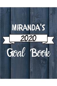 Miranda's 2020 Goal Book