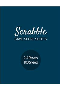 Scrabble Game Score sheets