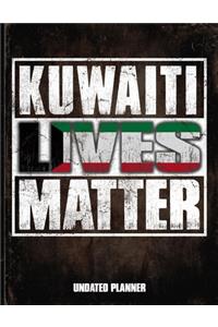 Kuwaiti Lives Matter Undated Planner