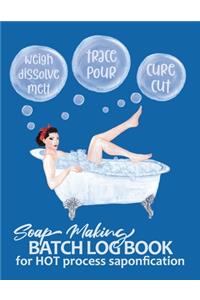 Soap Making Batch Log Book For Hot Process Saponification