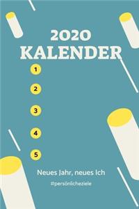 2020 Kalender Neues Jahr, Neues Ich #persönlicheziele