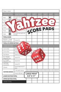 Yahtzee Score Pads