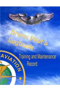 Drone Pilots Logbook, Training and Maintenance Record