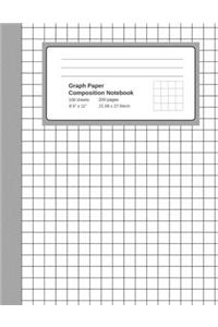 Graph Paper Composition Notebook