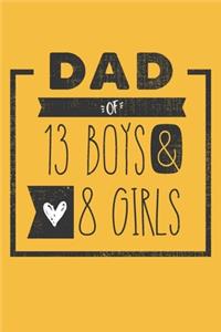 DAD of 13 BOYS & 8 GIRLS