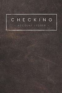 Checking Account Ledger